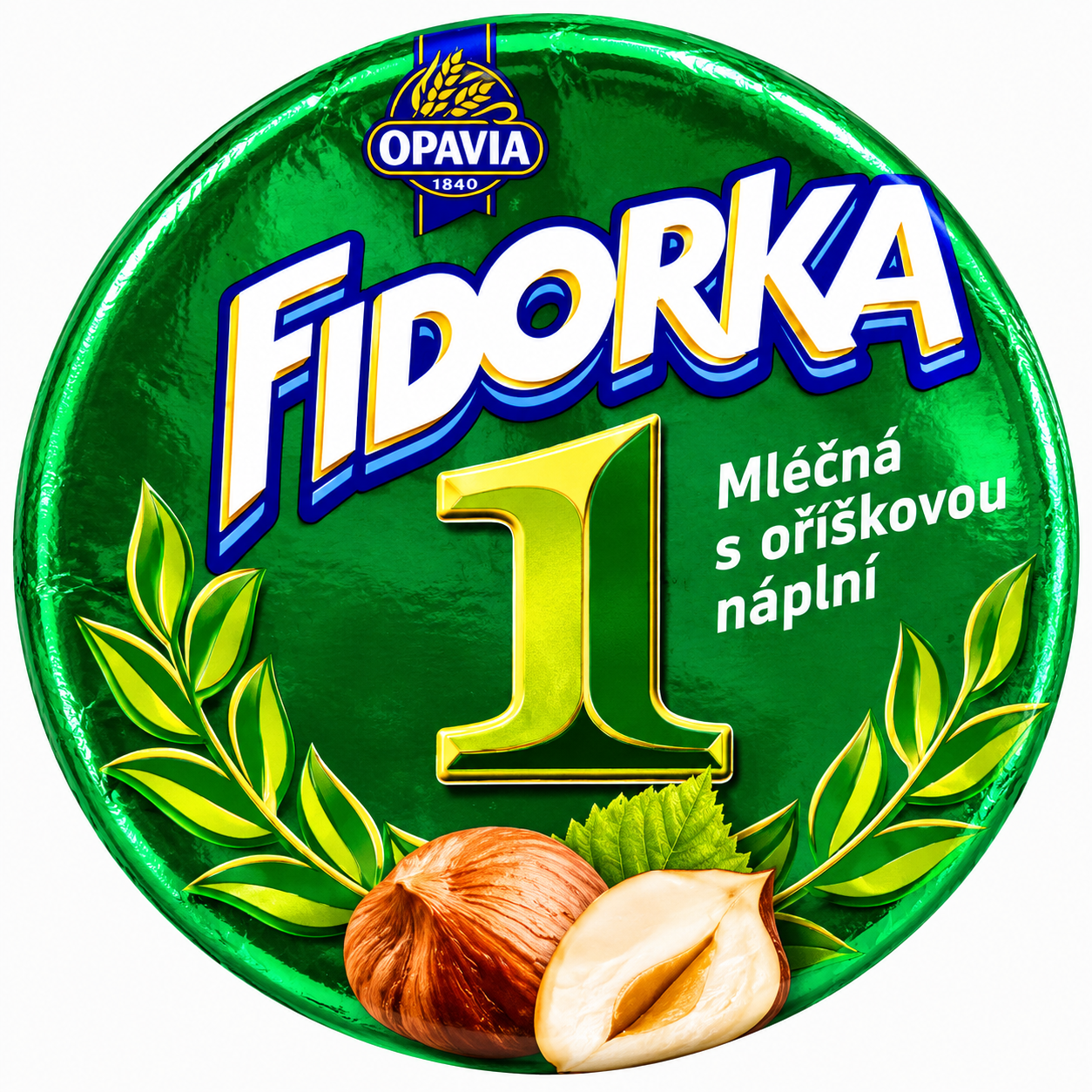 Fidorka mit Haselnussfüllung