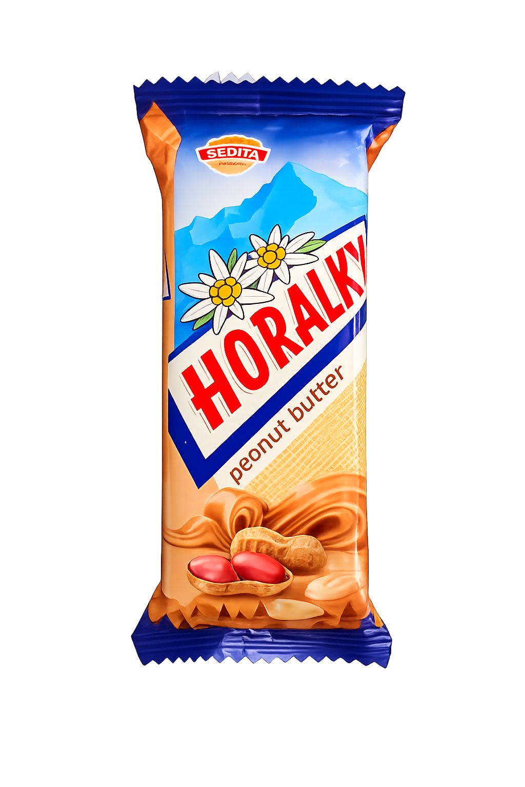 Horalky Waffelriegel mit Erdnussbutter